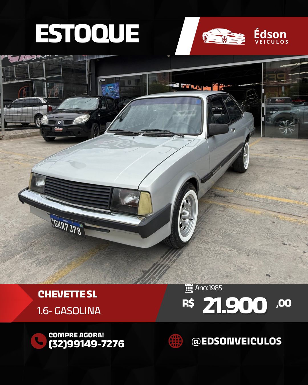 GM - Chevrolet Chevette L / SL / SL/e / DL / SE 1.6
