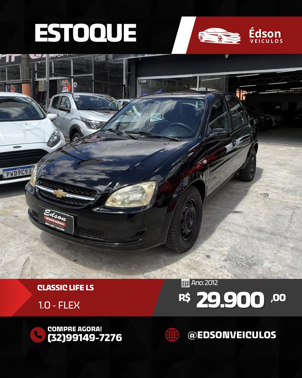 GM - Chevrolet Classic Life/LS 1.0 VHC FlexP. 4p	