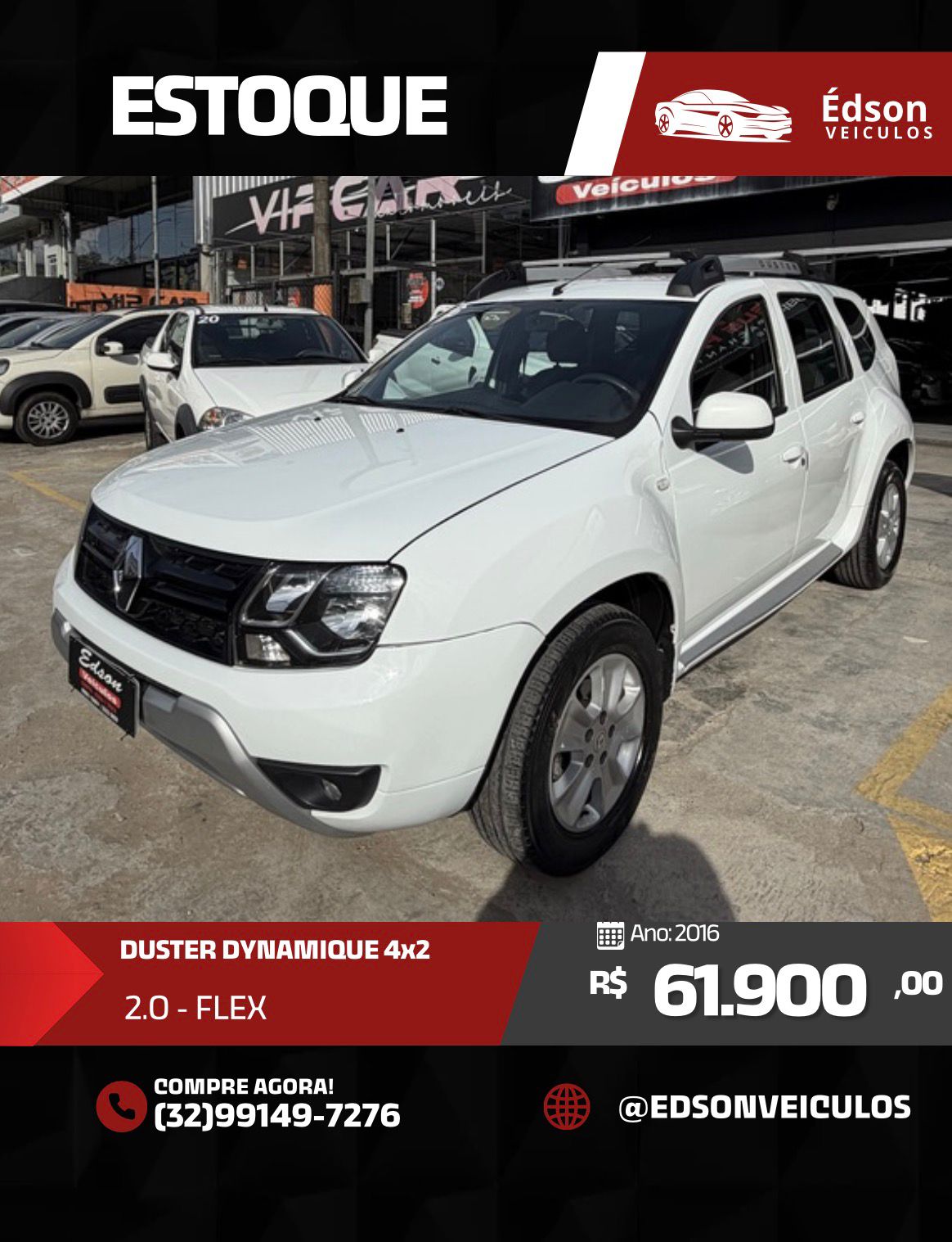 Renault DUSTER DAKAR 4x2 2.0 Hi-Flex 16V Aut.